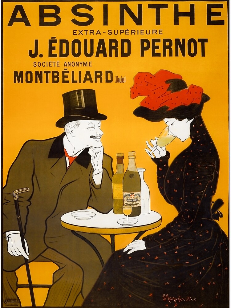 Disover Absinthe Extra-Superieure J. Edouard Pernot - 1901 Premium Matte Vertical Poster