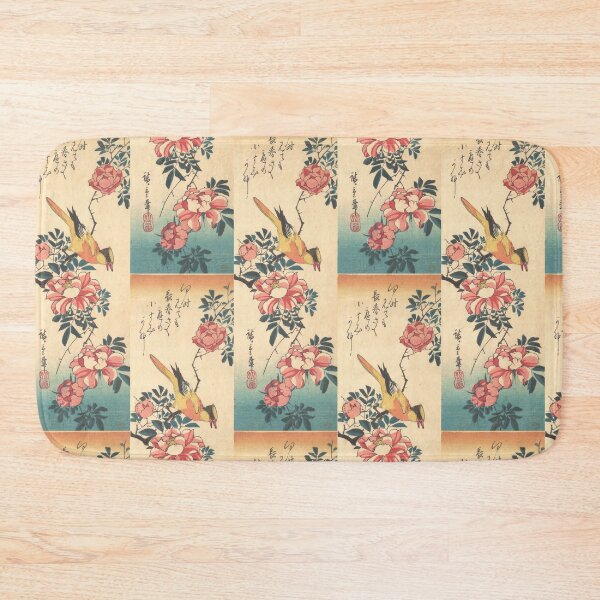 Item preview, Eastern Gray Wagtail and Rose designed and sold by Tizeru.