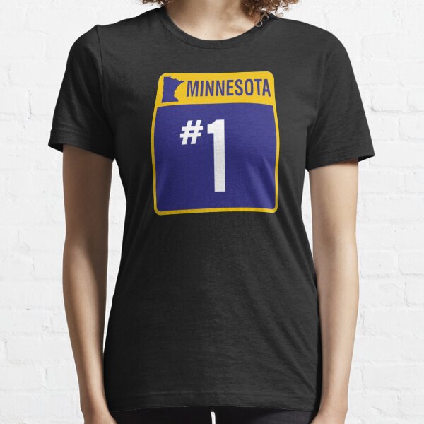 Minnesota Purple And Gold Number One Fan Gift Essential T-Shirt