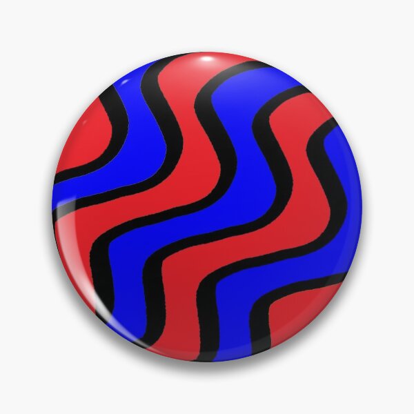 Item preview, Squiggles Red & Blue  designed and sold by SiliconeFlower.