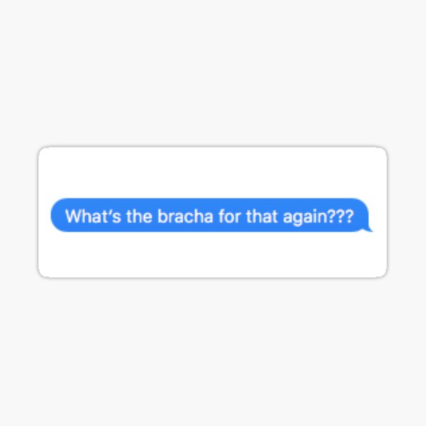 Item preview, What's the bracha for that again? designed and sold by AARW99.
