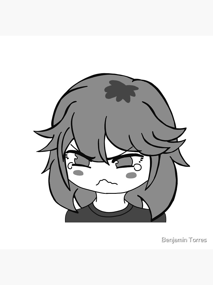 Funny Manga Angry Pout Face Little Girl Chibi Meme - Memes