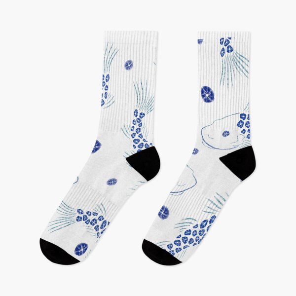 Item preview, Shibori Fish White designed and sold by artypeaches.