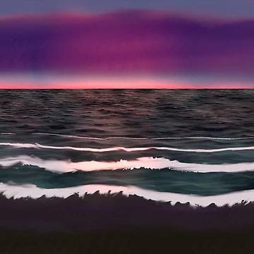 Artwork thumbnail, Ocean Sunset by CreativeMatthew