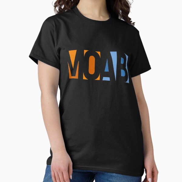 Vista previa del artículo con la obra «Texto de la puesta del sol del desierto de Moab Utah», diseñado y vendido por palmettodigital.