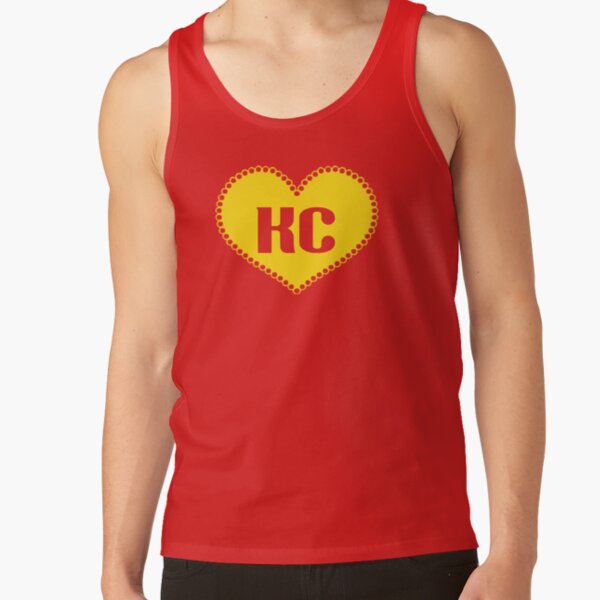 I Love Kansas City KC Heart Design Tank Top