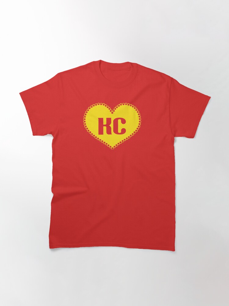 Thumbnail 3 of 7, Classic T-Shirt, I Love Kansas City KC Heart Design designed and sold by KCSportswear.