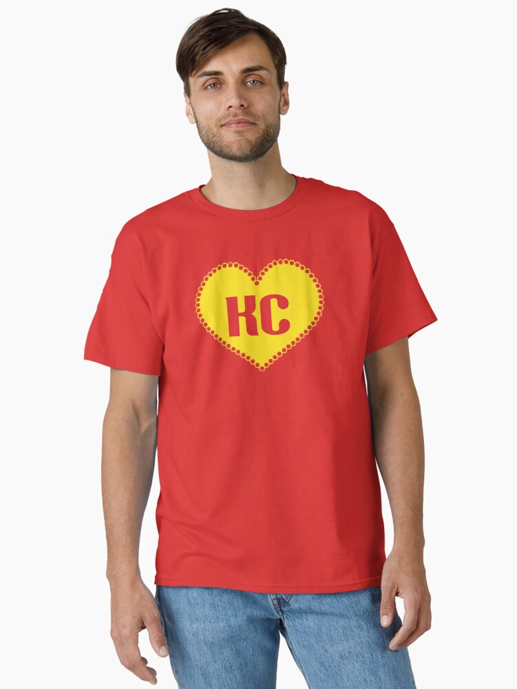Thumbnail 2 of 7, Classic T-Shirt, I Love Kansas City KC Heart Design designed and sold by KCSportswear.