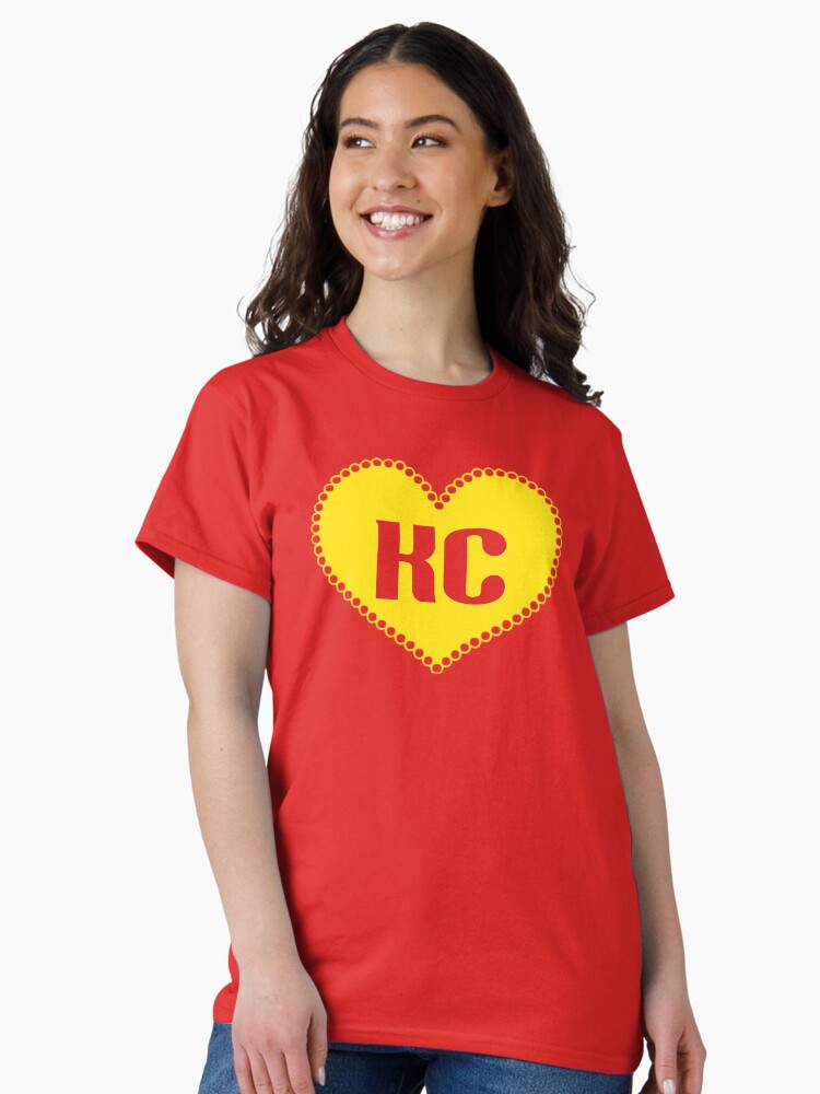 Thumbnail 1 of 7, Classic T-Shirt, I Love Kansas City KC Heart Design designed and sold by KCSportswear.