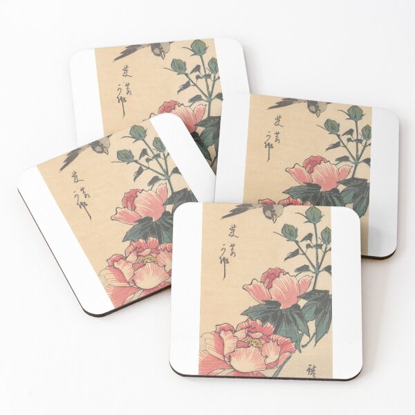 Item preview, Sparrow and Hibiscus designed and sold by Tizeru.