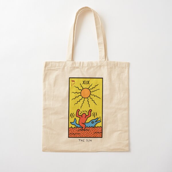 Keith Haring Sun Tarot Cotton Tote Bag
