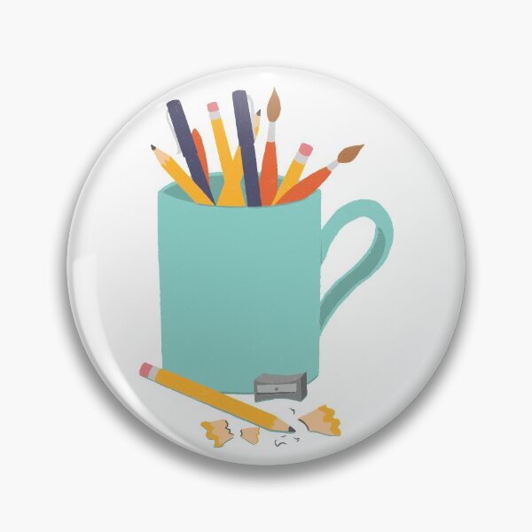 Item preview, Art Supplies in a Mug designed and sold by Elaine Carter.