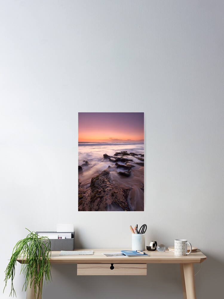 Thumbnail 2 of 3, Poster, Back Beach Rocks - Rye, Victoria, Australia designed and sold by Fazz1977.
