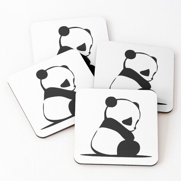 Item preview, Baby panda from the back designed and sold by fourretout.