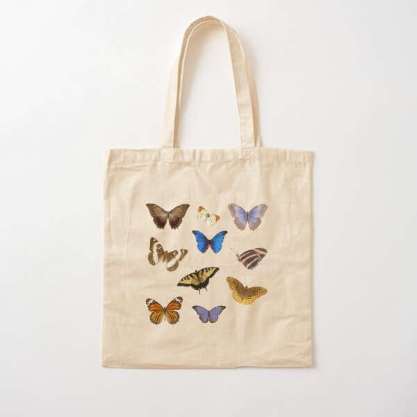 Butterfly pack Cotton Tote Bag