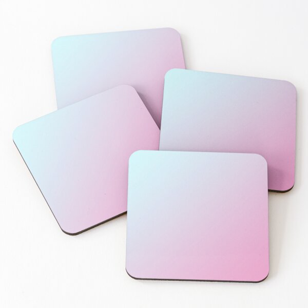 Item preview, Pastel Light Pale Cyan Blue and Soft Light Pink Gradient Ombré  designed and sold by Gsallicat.