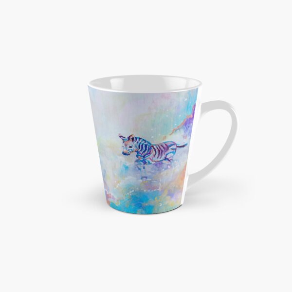 Colourful Alpaca and Zebra cloud design Tall Mug
