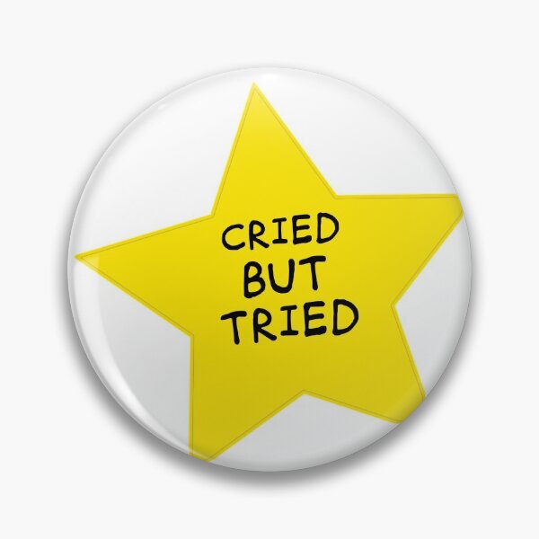 Item preview, Cried but Tried Gold Star designed and sold by CAndersonsworld.