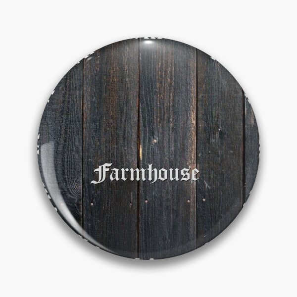 Item preview, Dark Wooden Roman Numeral Farmhouse Style Clock designed and sold by ClocksMan.