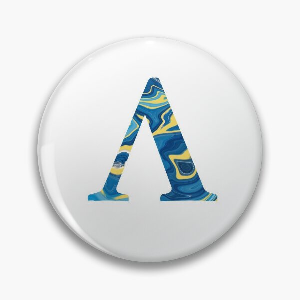 Item preview, Maize and Blue Liquid Paint Lambda designed and sold by anneearly.
