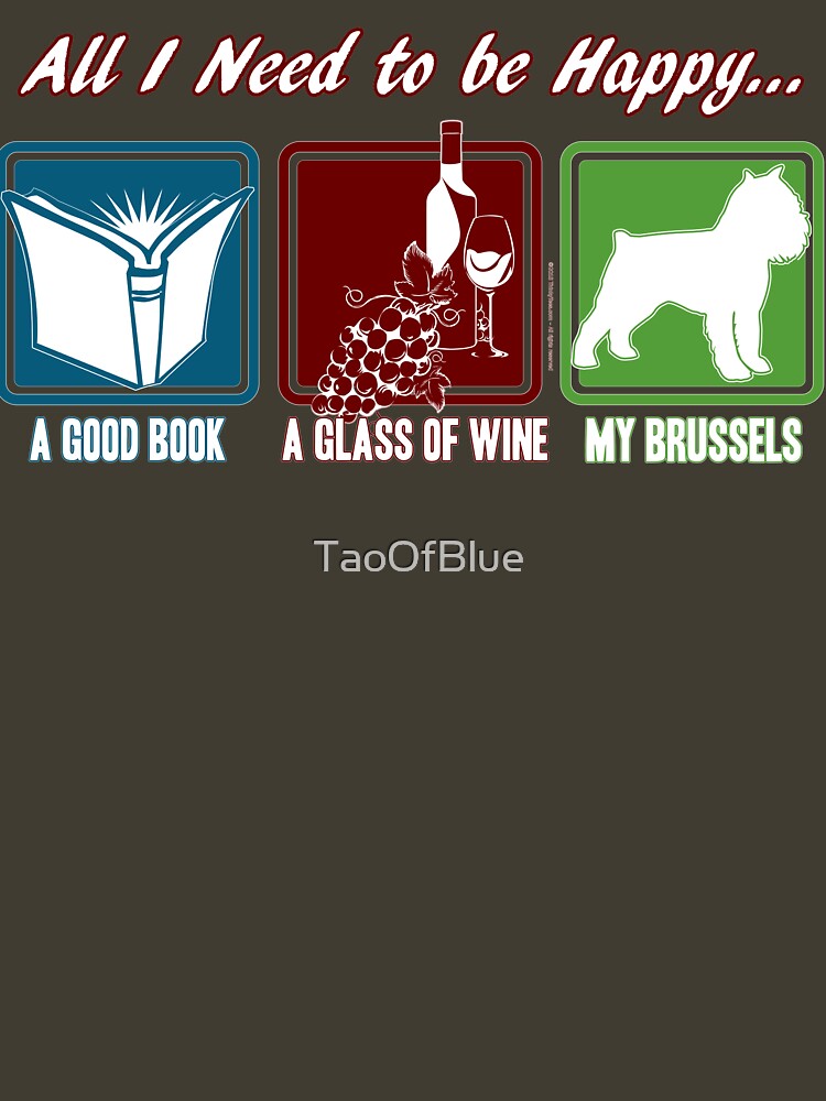 Book, Wine, Brussels Griffon by TaoOfBlue