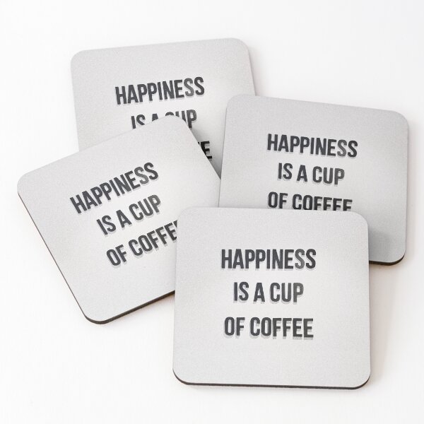 Item preview, happiness is a cup of coffee designed and sold by daniellekalen.