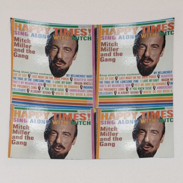 Item preview,  Mitch Miller And The Gang ‎– Happy Times!‒Sing Along With Mitch  designed and sold by Vintaged.