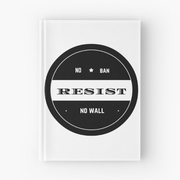 Item preview, Resist No Ban No Wall Emblem designed and sold by MySmugMugs.