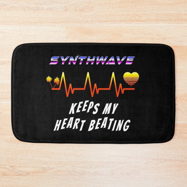 Item preview, Synthwave keeps my heart beating designed and sold by Gaia Dream Creation.