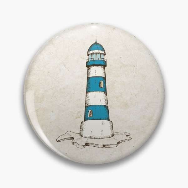 Item preview, Lighthouse Roman Numeral Nautical Clock designed and sold by ClocksMan.