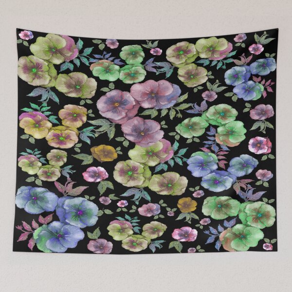 Item preview, A multicolored lily flower on transparent background, decoration, home furnishings. designed and sold by jayne0524.