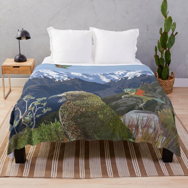 Item preview, New Zealand, Kea - Nestor notabilis, in the Southern Alps designed and sold by contourcreative.