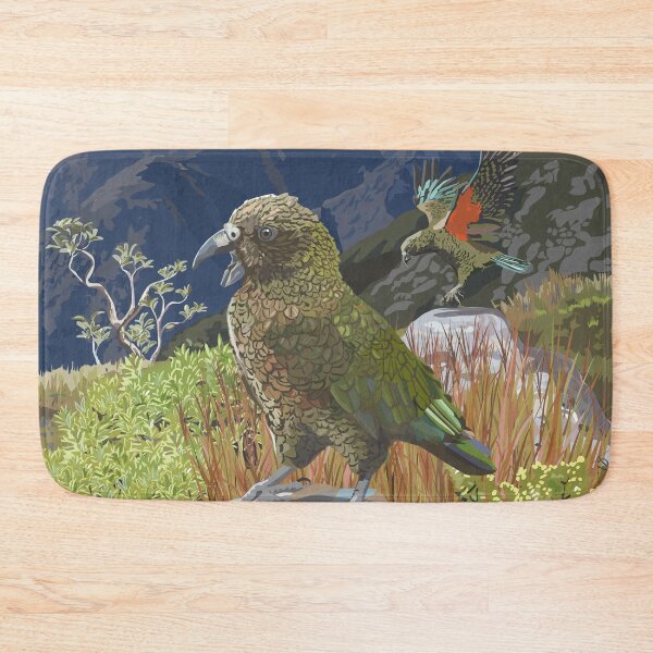 Item preview, New Zealand, Kea - Nestor notabilis, in the Southern Alps designed and sold by contourcreative.