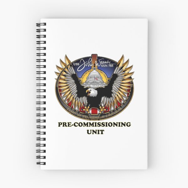 Item preview, SSN-785 USS John Warner Pre-commissioning Unit Crest designed and sold by Nikki SpaceStuffPlus.