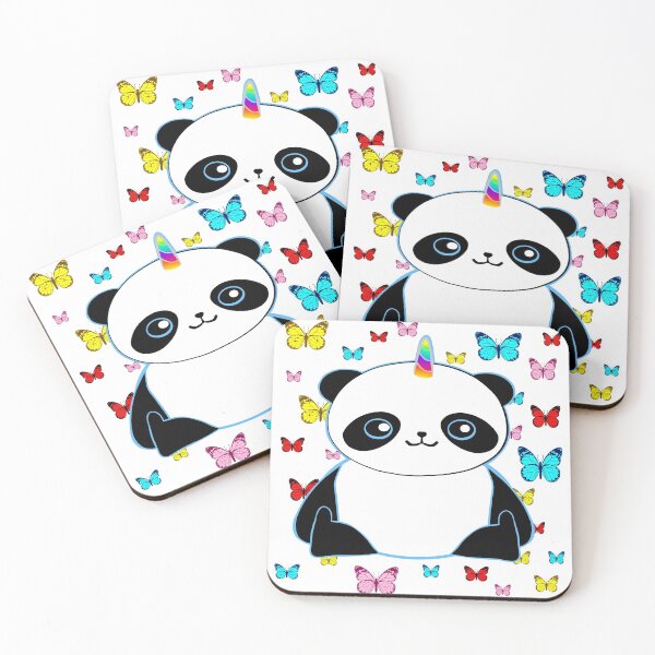Item preview, Pandacorn and Butterflies  designed and sold by pinklioness.