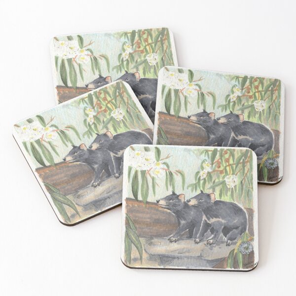Item preview, Tasmanian Devils & Blue Gum Eucalyptus designed and sold by ddanyen.