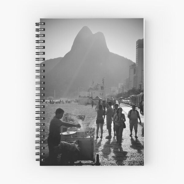 Item preview, Rio De Janeiro Ipanema Beach Black And White designed and sold by MoAndPaul-.