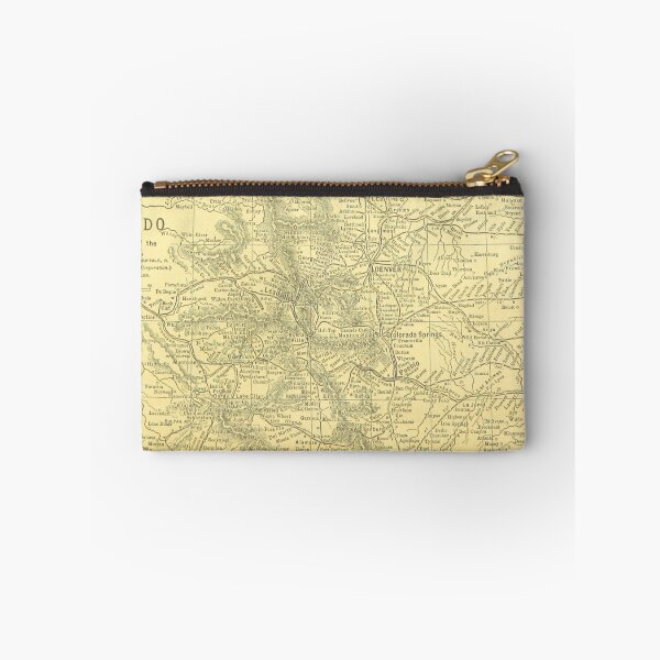 Item preview, Vintage Map of Colorado (1891) designed and sold by BravuraMedia.