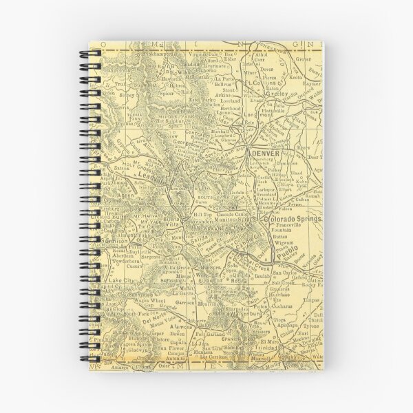 Item preview, Vintage Map of Colorado (1891) designed and sold by BravuraMedia.