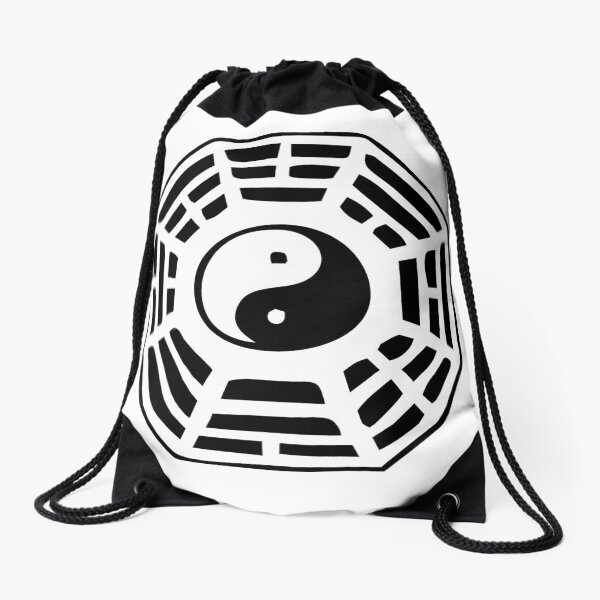 Ba Gua Pa Kua symbol Drawstring Bag