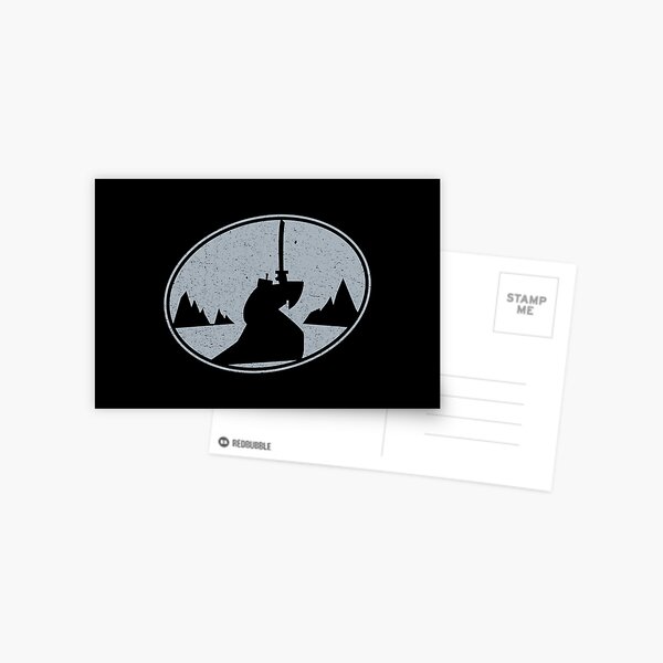 Samurai Jack, ready for action Postcard