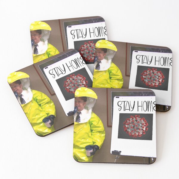 Item preview, Dwight - STAY HOME designed and sold by GloriousWax.