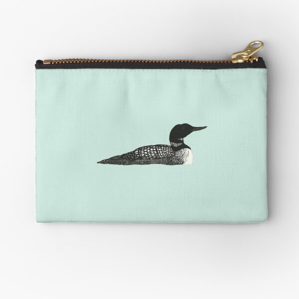 Common Loon Zipper Pouch