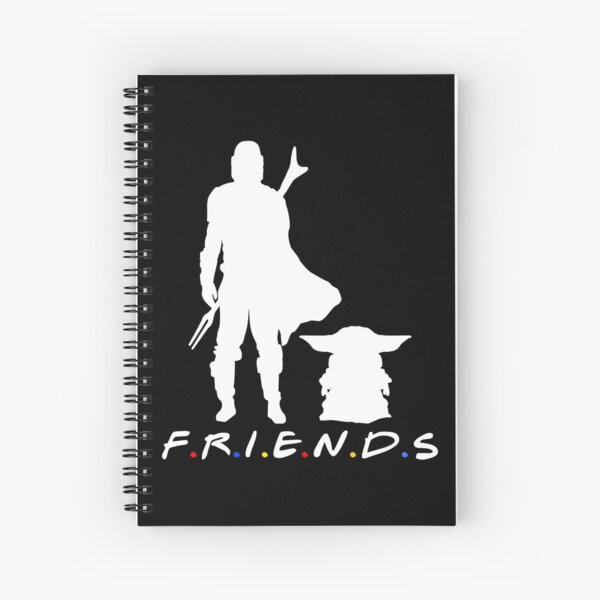 best friends l mando and baby Spiral Notebook