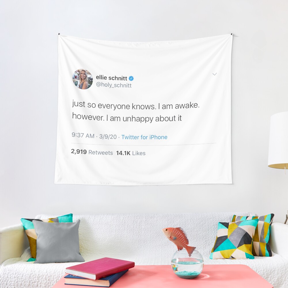 "Funny tweet" Tapestry by jennagardnerr Redbubble