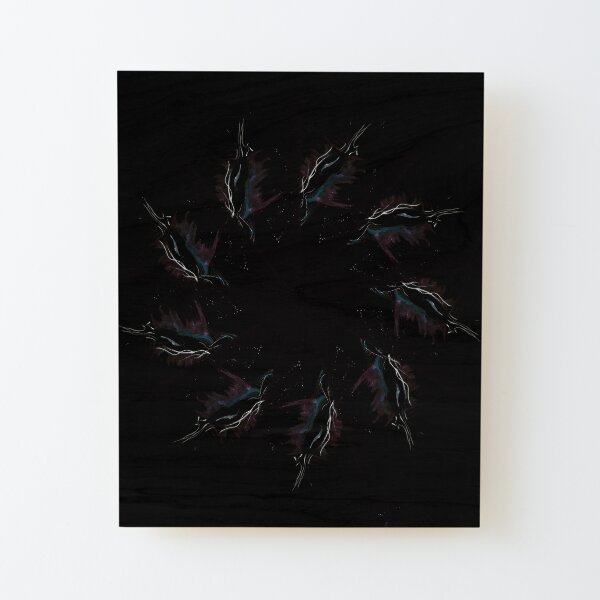 WDVP - 0056 - Mother and Sky - based on cc0 photo by Nicolas Postaglioni-2 Wood Mounted Print