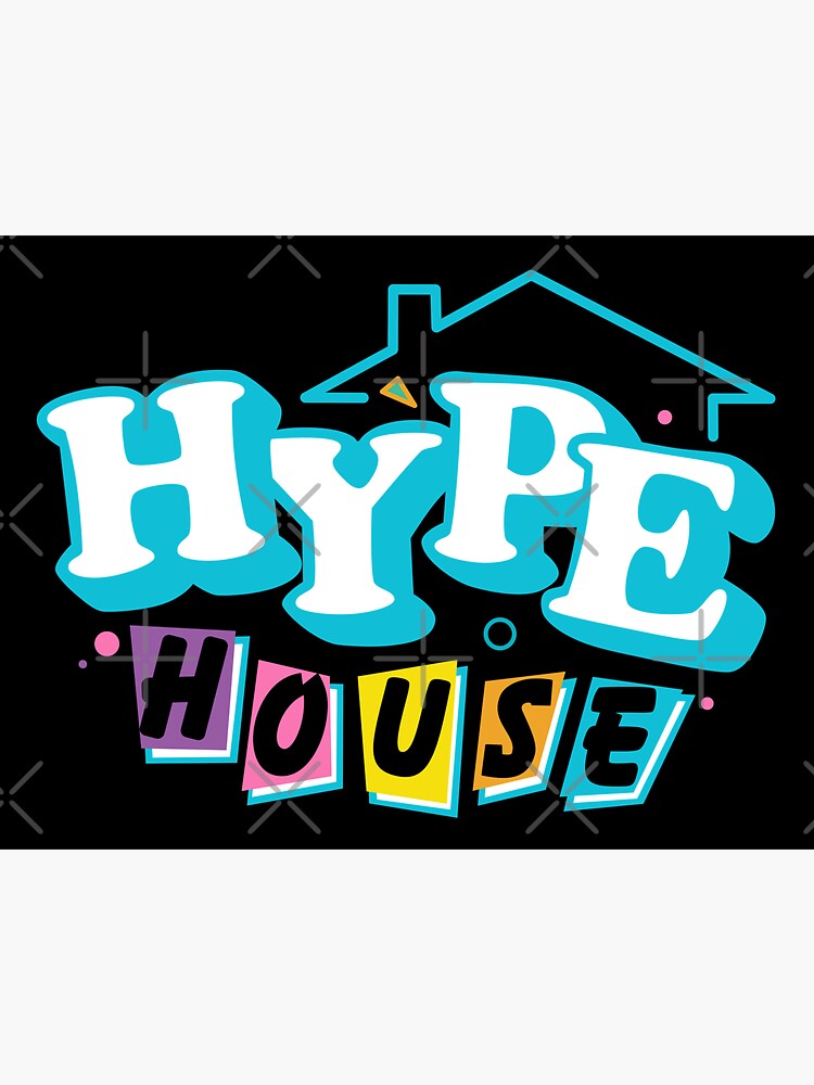 The Hype House Sticker For Sale By Offbeatoctopus Redbubble