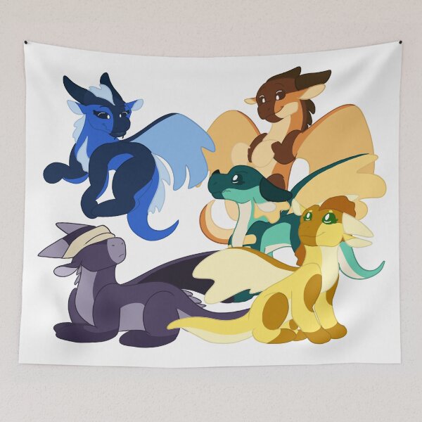 Item preview, Chibi Dragonets Of Destiny designed and sold by CroutonFish.