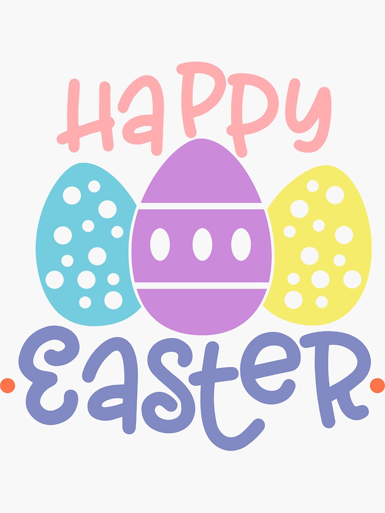 Discover Happy Easter for all Sticker