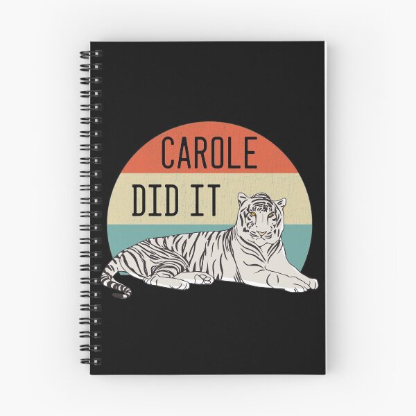 Item preview, Vintage Tiger King "Carole Did It" Retro Sunset Tiger Graphic designed and sold by DSweethearts.